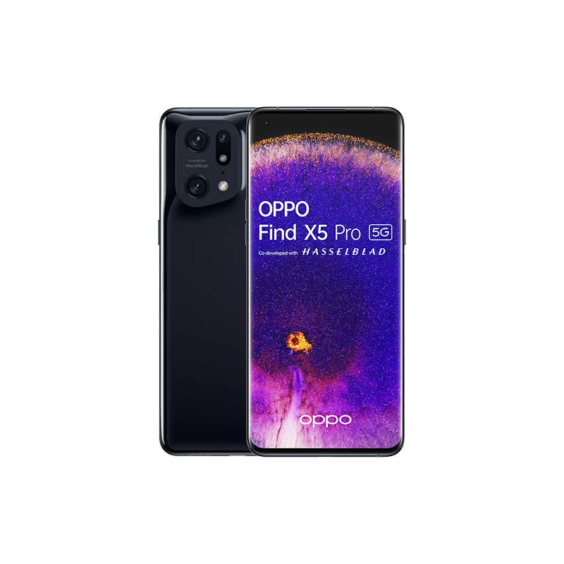 OPPO Find X5 Pro 5G Dual SIM 12GB RAM 256GB - Glaze Black EU