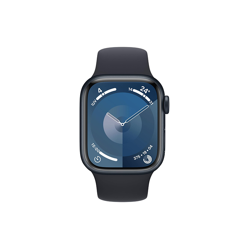 Apple Watch Series 9 GPS 41mm Midnight Aluminium Case Sport Band M/L - Midnight EU
