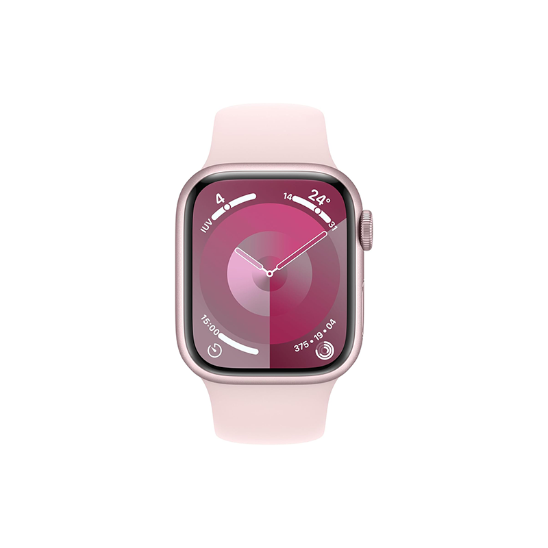 Apple Watch Series 9 GPS 41mm Pink Aluminium Case Sport Band M/L - Light Pink EU