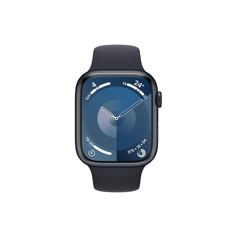 Apple Watch Series 9 GPS 45mm Midnight Aluminium Case Sport Band M/L - Midnight EU