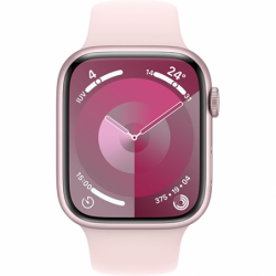 Apple Watch Series 9 GPS 45mm Pink Aluminium Case Sport Band M/L - Light Pink EU