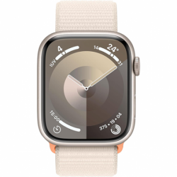 Apple Watch Series 9 GPS 45mm Starlight Aluminium Case Sport Loop - Starlight EU