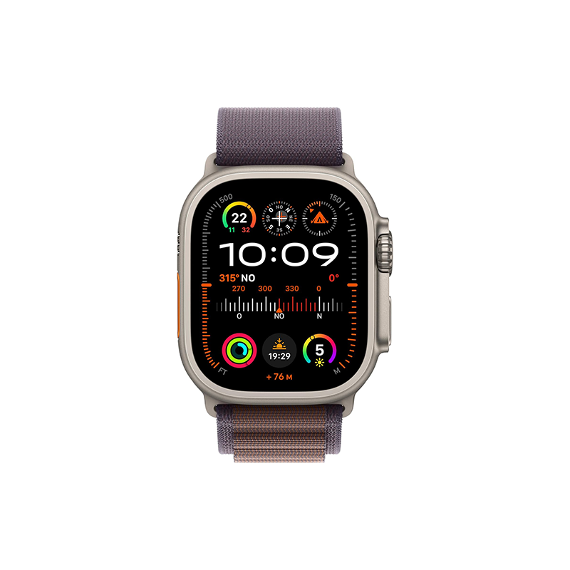 Apple Watch Ultra 2 GPS+Cellular 49mm Titanium Case Alpine Loop S - Indigo EU