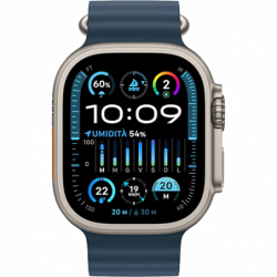 Apple Watch Ultra 2 GPS+Cellular 49mm Titanium Case Ocean Band - Blue EU