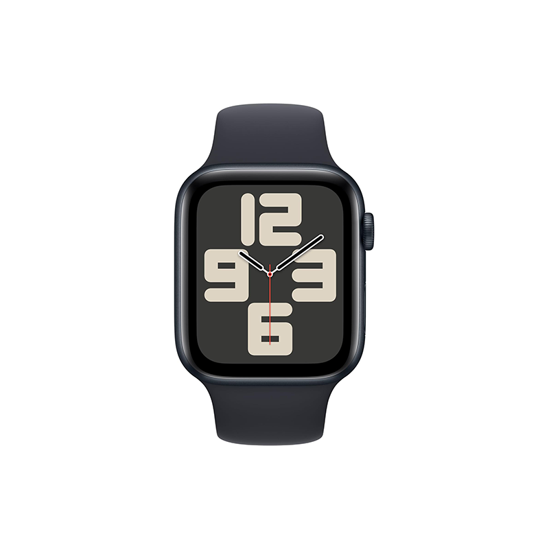 Apple Watch SE 2023 GPS 44mm Midnight Aluminum Case Sport Band S/M - Midnight EU