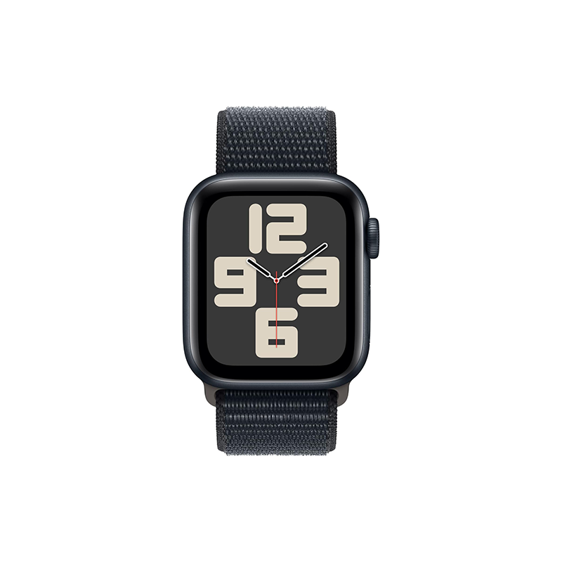 Apple Watch SE 2023 GPS 40mm Midnight Aluminum Case Sport Loop - Midnight EU