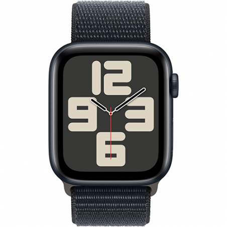 Apple Watch SE 2023 GPS 44mm Midnight Aluminum Case Sport Loop - Midnight EU