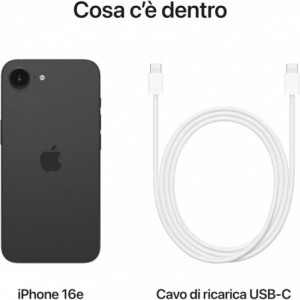 Apple iPhone 16e 5G 8GB RAM 128GB - Black EU