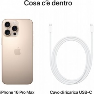 Apple iPhone 16 Pro Max 5G 8GB RAM 512GB - Desert Titanium EU