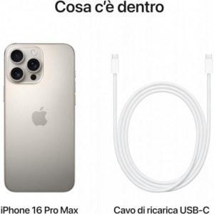 Apple iPhone 16 Pro Max 5G 8GB RAM 256GB - Natural Titanium EU