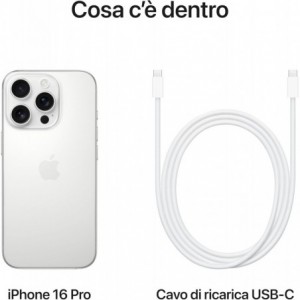 Apple iPhone 16 Pro 5G 8GB RAM 512GB - White Titanium EU