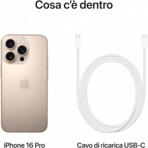 Apple iPhone 16 Pro 5G 8GB RAM 1TB - Desert Titanium EU