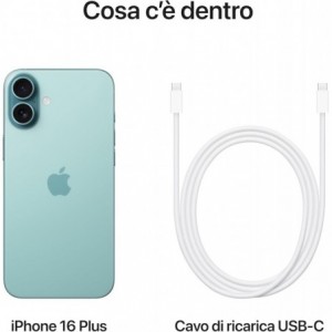Apple iPhone 16 Plus 5G 8GB RAM 256GB - Teal EU