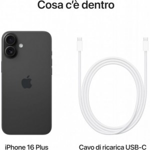 Apple iPhone 16 Plus 5G 8GB RAM 512GB - Black EU