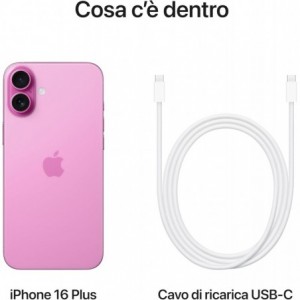 Apple iPhone 16 Plus 5G 8GB RAM 128GB - Pink EU